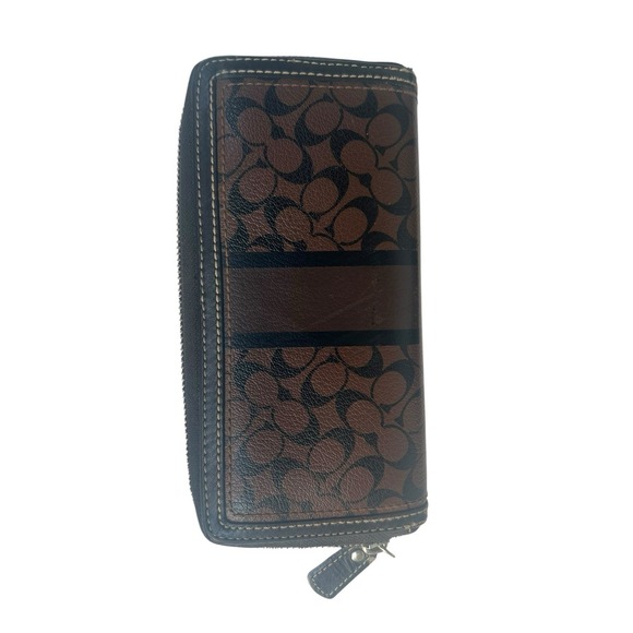 Coach Chelsea Heritage Brown & Black Coated Leather Satchel F15132 +WALLET *READ - Picture 16 of 16